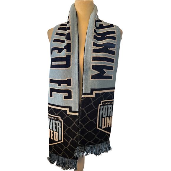 Fanatics Minnesota United FC MLS Soccer Scarf Set (2-Pack) - Black & Blue, NWT - Picture 1 of 6